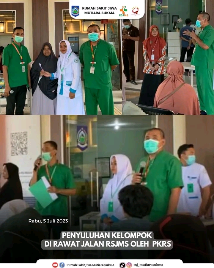 PENYULUHAN KELOMPOK DI RAWAT JALAN OLEH PKRS